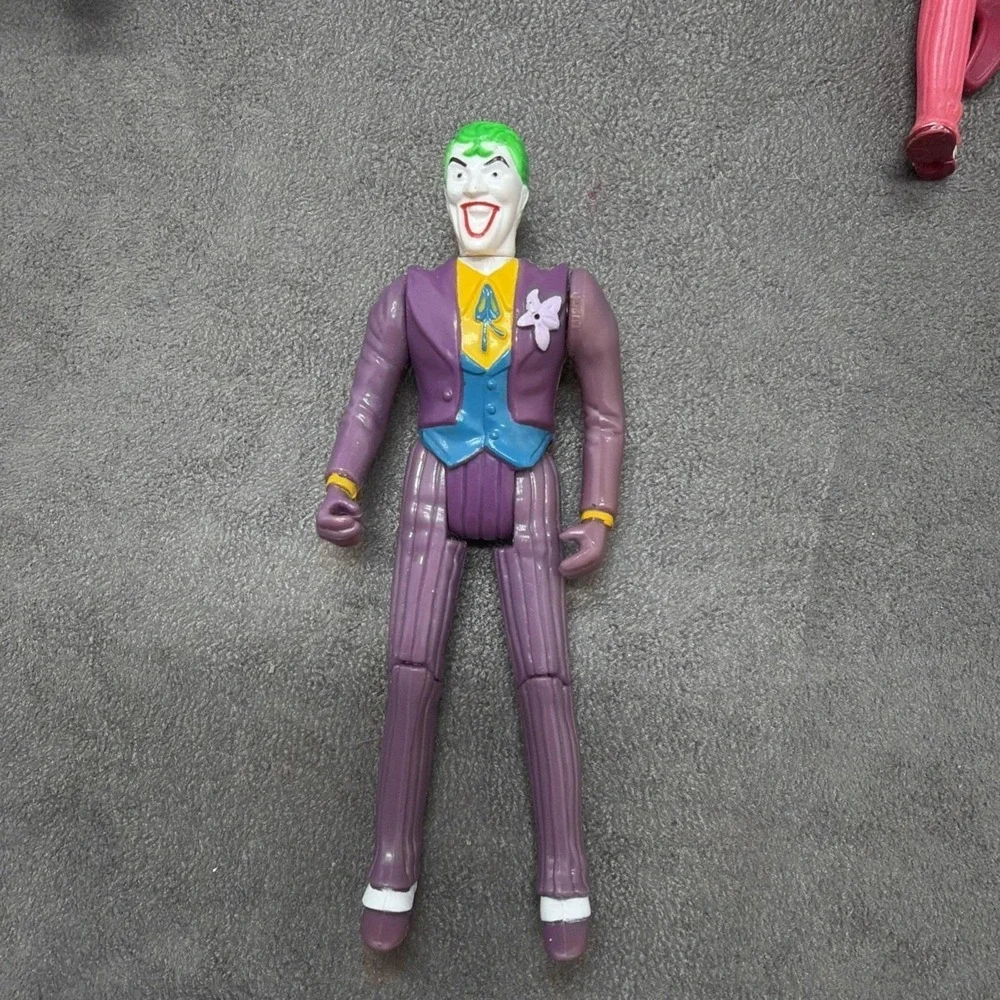 Vintage Kenner Batman JOKER action Figures & Joker Cycle Lot